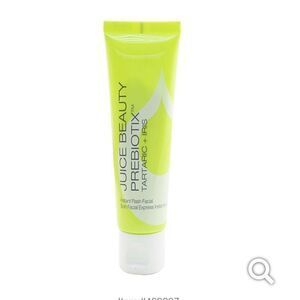 Juice Beauty Prebiotix Tartaric + Iris Instant Flash Facial Lot of 2 .05 fl oz